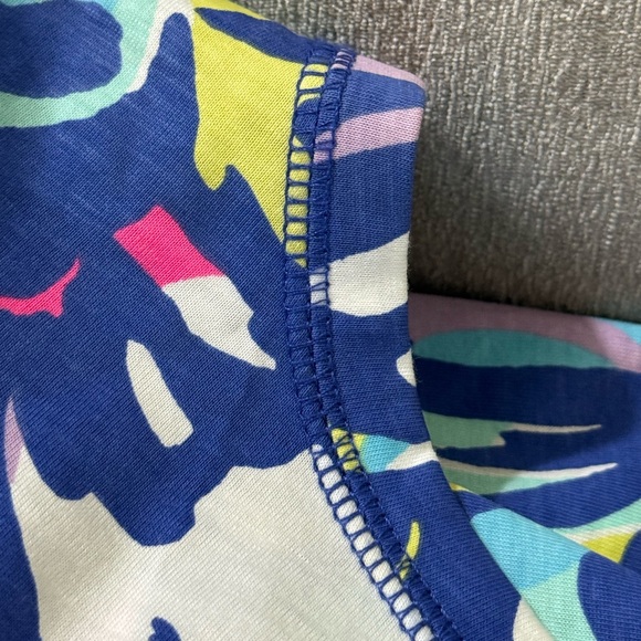 Lilly Pulitzer “Catwalkin” Floral Shift Dress - Navy, Pink, Yellow - Picture 7 of 7